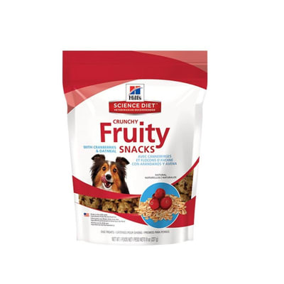 Snack Perro Hills Canine Fruity Treat Cranberries y Oatmeal