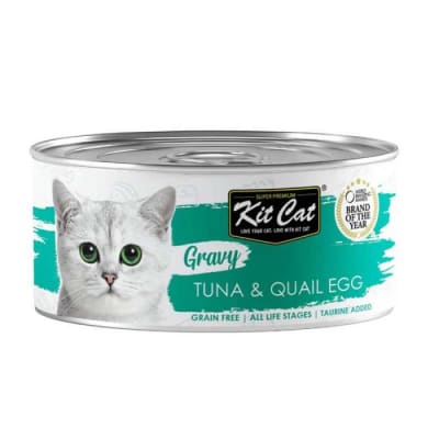 Alimento Humedo Gato Kitcat Atun y Huevos de Codorniz Lata (70gr)1