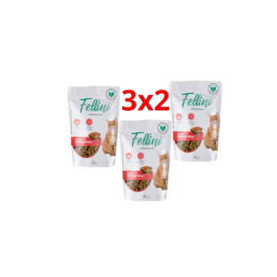 Pack 3x2 Pouch Fellini Pollo en Salsa1