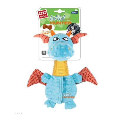 Juguete Perro Gigwi Wild Hunter Dragon Dispensador Snacks
