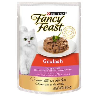 Alimento Humedo Gato Fancy Feast Goulash Atun Pouch