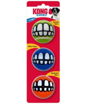 Juguete Perro Kong Grinz Balls 3x (Small / Medium)