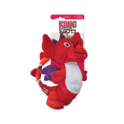 Juguete Perro Kong Dragon Knots (Rojo/Verde) - Consulte Color
