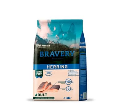 Alimento Perro Bravery Herring Adult Large and Medium Breed (4kg / 12kg)1