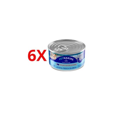 Pack 6x Petmarine Atun y Pescado Blanco1
