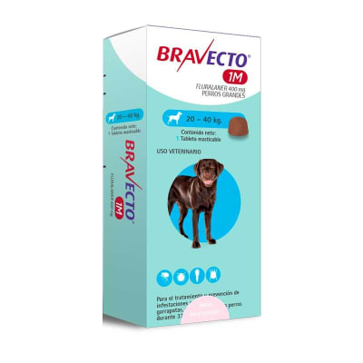 Bravecto 1M Perro 20-40kg