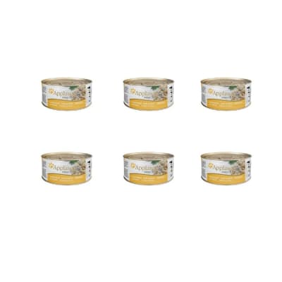 6x Applaws Gato Pechuga Pollo con Caldito 70gr