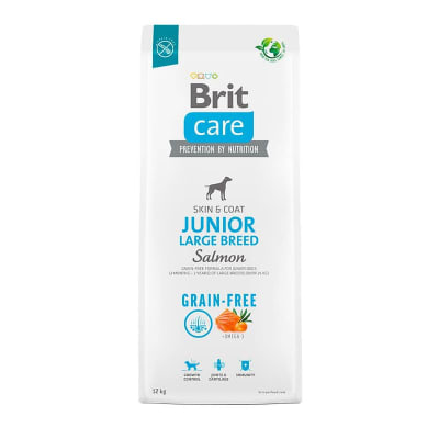 Brit Care Dog Junior Large Breed Salmon1