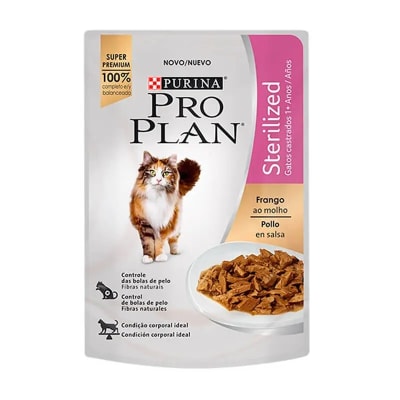 Purina Pro Plan Cat Esterilizados Pollo Pouch 85g1