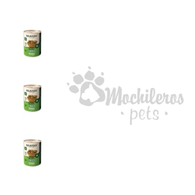 Pack 3x Bravery Meatballs Stew Chicken Dog Lata