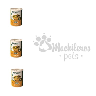 Pack 3x Bravery Meatballs Stew Iberian Pork Dog Lata 290gr1