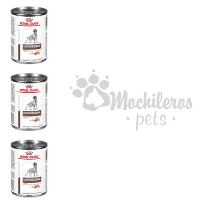 Pack 3x Royal Canin Dog Gastrointestinal Lata 385gr
