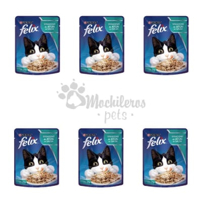 6x Felix Atun Pouch 85gr