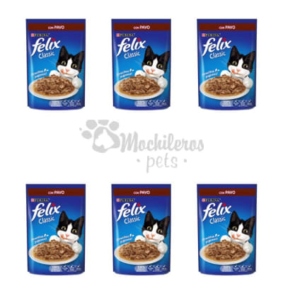 Pack 6x Felix Classic Pavo Pouch1