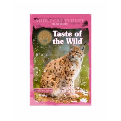 Taste Of Wild Adulto Pavo Pate Pouch Gato (85gr)1