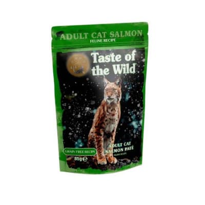 Taste Of Wild Adulto Salmon Pate Pouch Gato (85gr)1