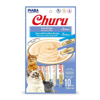 Churu Cat Atun + Atun y Ostiones 10 Tubos1
