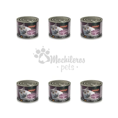 Pack 6x Leonardo Lata Conejo Quality Selection 200gr