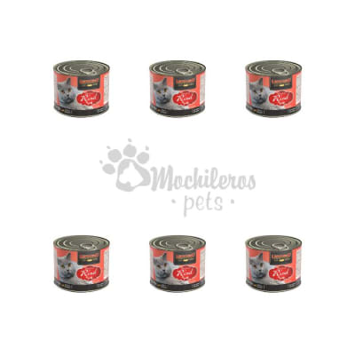Pack 6x Leonardo Lata Ternera Quality Selection 200gr