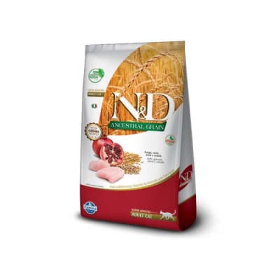 N&D Ancestral Grain Gato Adulto Pollo y Granada 1.5Kg