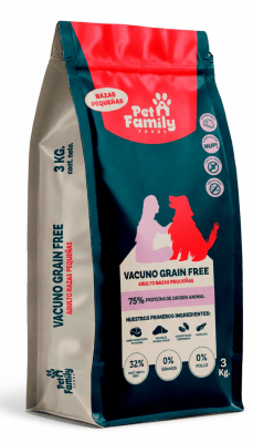 Petfamily Vacuno Grain Free Adulto Todas las Razas (3kg / 12Kg)