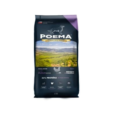 Poema Perro Adulto Raza Pequeña y Mediana Pollo 3Kg