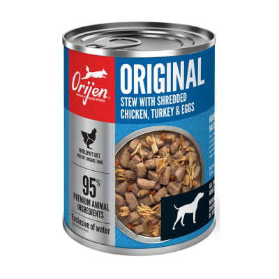 Orijen Original Stew Chicken Turken and Eggs Lata 360gr