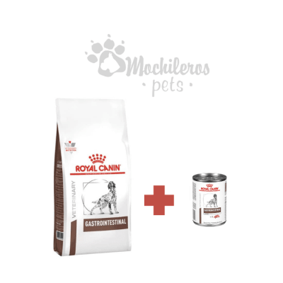 Pack Royal Canin Dog Alimento 2kg + 1 Lata 385gr Gastrointestinal