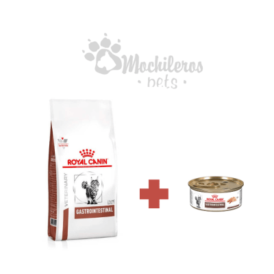 Pack Royal Canin Cat Alimento 2kg + 1 Lata 145gr Gastrointestinal1