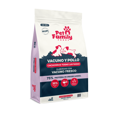 Petfamily Perro Cachorro Vacuno y Pollo Todas Razas 10kg1