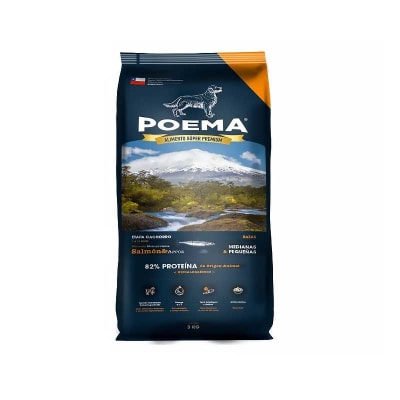 Poema Perro Cachorro Rza Pequeña Mediana Salmon 3kg
