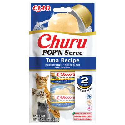 Churu Cat Pop N Server Atun 70gr