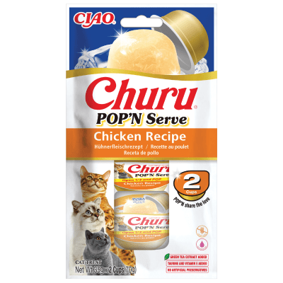 Churu Cat Pop N Server Pollo 70gr