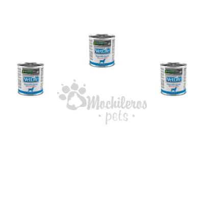 Pack 3x Vet Life WF Dog Hypoallergenic Duck and Potato Lata 300gr
