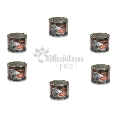 Pack 6x Leonardo Lata Quality Seleccion Higado 200gr1