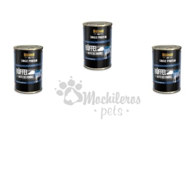 Pack 3x Belcando Lata Single Protein Bufalo 400gr