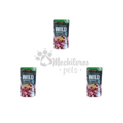 Pack 3x Belcando Pouch Venado Mijo y Arandano 125gr