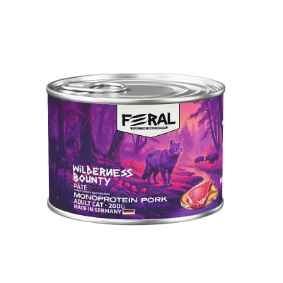Feral Wet Adult Cat Mono Protein Pork 200g