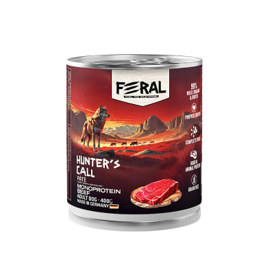Feral Wet Adult Dog Monoprotein Beef 400gr1