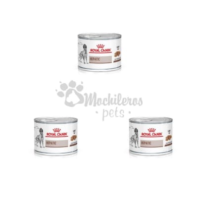 Pack 3x Royal Canin Dog Hepatic Lata 200gr