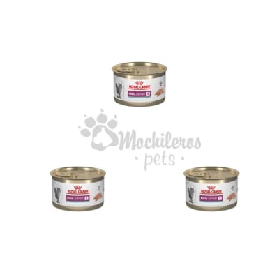 Pack 3x Royal Canin Cat Renal Support E Lata 145g
