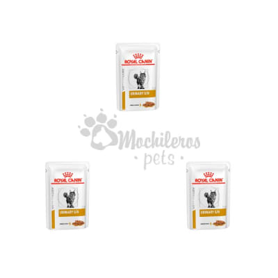 Pack 3x Royal Canin Cat Urinary S/O Pouch 85gr