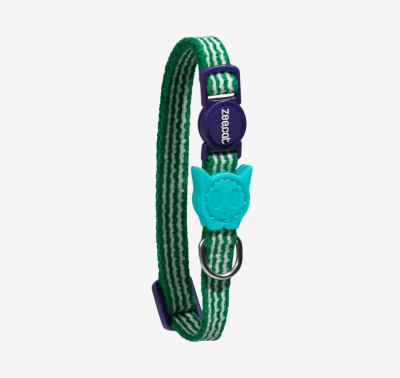ZeeCat Vert Velvet Vibes Cat Collar