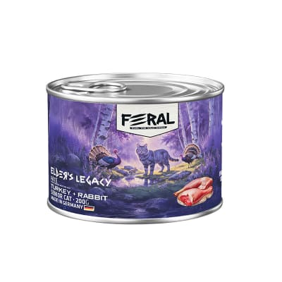 Feral Senior Cat Turkey and Rabbit 200g1