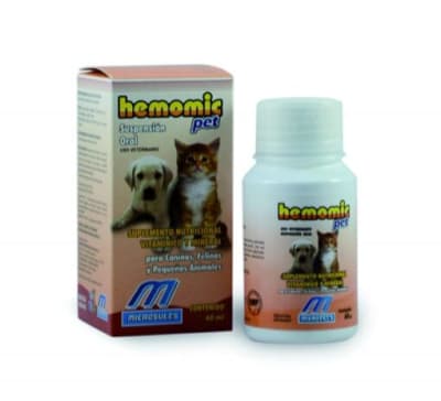 Sumplemento Nutricional Perro y Gato Hemomic