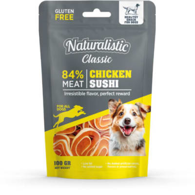 Snacks Perro Naturalistic Chicken Sushi1