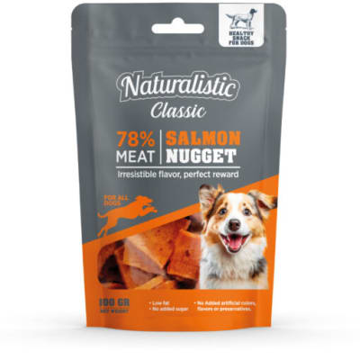 Snacks Perros Naturalistic Dog Salmon Nuggets1