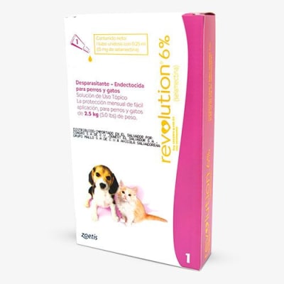 Antiparasitario Revolution Perros/Gatos hasta 2.5kg1