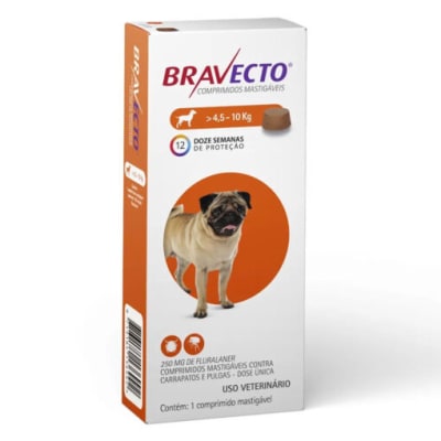 Antiparasitario Externo Bravecto Perro 4.5-10kg
