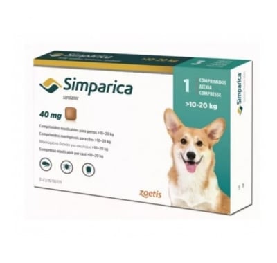 Antiparasitario Externo Perro Simparica 10-20kg